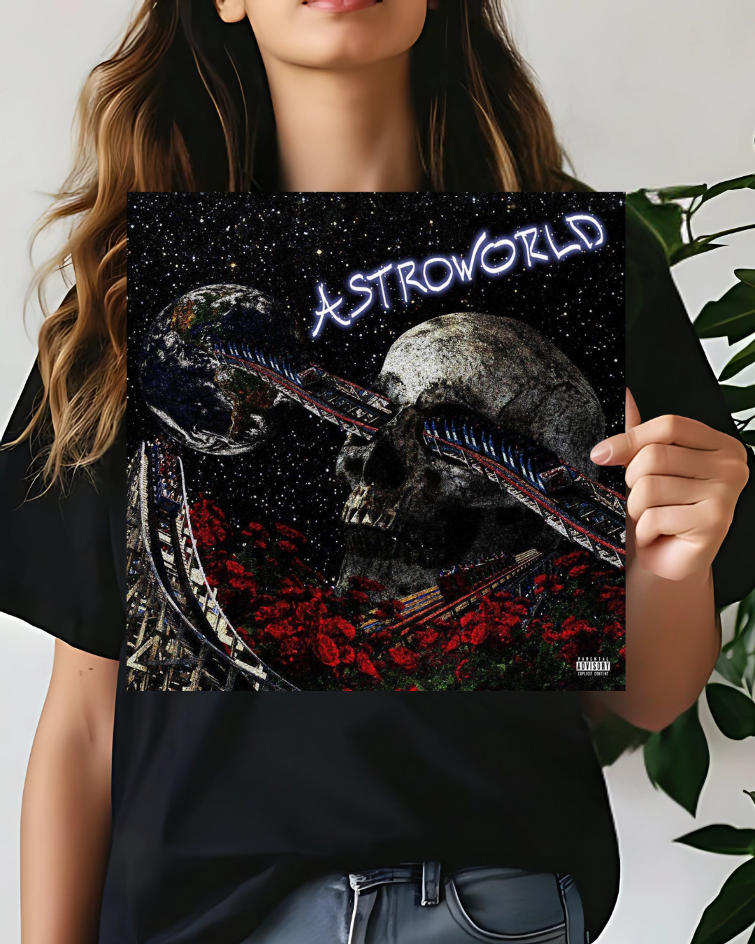 Travis Scott Astroworld Music Album Cover Poster #04 | Square Poster